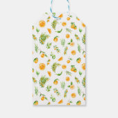 Étiquettes-cadeau Merci Mariage Oranges Citrus (Dos)