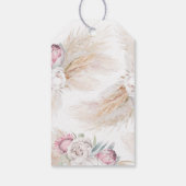 Étiquettes-cadeau Merci Mariage Pampas Grass Rose King Protea (Dos)