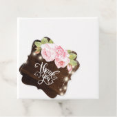 Étiquettes Cadeau Merci Mariage rustique (En situation)