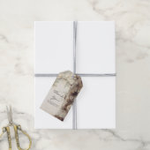 Étiquettes-cadeau Merci Mariage rustique arbre (Avec de la ficelle)