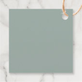 Étiquettes Cadeau Merci moderne de jardin de citron (Dos)