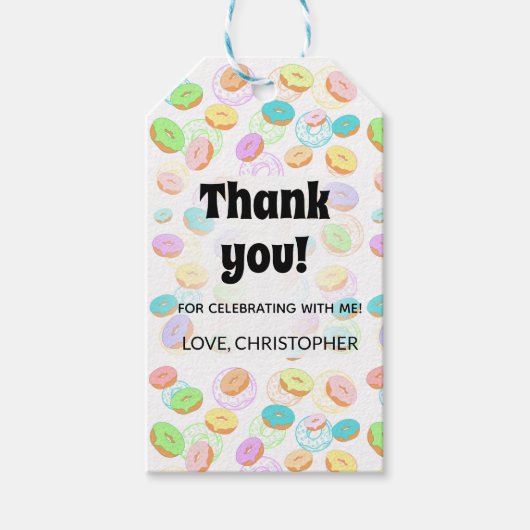 Étiquettes-cadeau Merci ne favorise pas les balises (Devant)