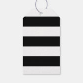 Étiquettes-cadeau Merci noir Cute Moderne Mariage de calligraphie (Dos)