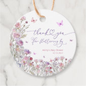 Étiquettes Cadeau Merci Papillon De Jardin Pour Flutting Par (Devant)