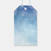 Étiquettes-cadeau Merci photo d'anniversaire de l'astronaute spatial (Dos)