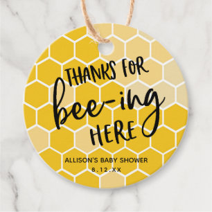 Étiquettes Cadeau Merci pour Bee-ing