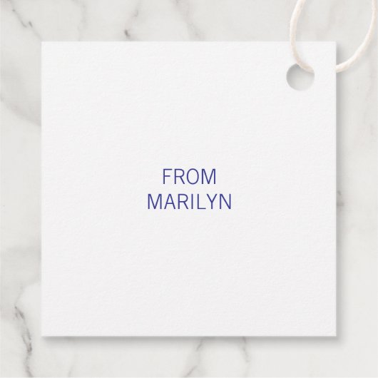 Étiquettes Cadeau Merci pour célébrer mon anniversaire Confetti (Dos)