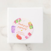 Étiquettes Cadeau Merci Pour Le Baby shower Popsicle (En situation)