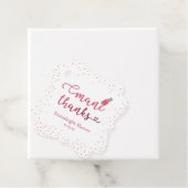 Étiquettes Cadeau Merci pour le mani rose (En situation)