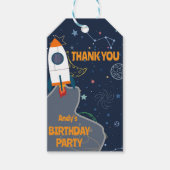 Étiquettes-cadeau Merci pour le premier anniversaire de l'enfant dan (Devant)