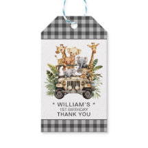 Merci pour le premier anniversaire Safari Jungle W