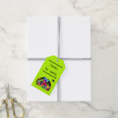 Étiquettes-cadeau Merci Pour Le Thème Des Aliens De L'Espace Extérie (Avec de la ficelle)