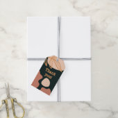 Étiquettes-cadeau merci pour les tons foncés (Avec de la ficelle)