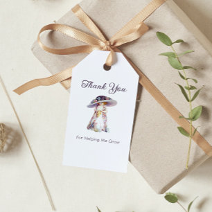 Étiquettes-cadeau Merci pour m'aider à me faire apprécier