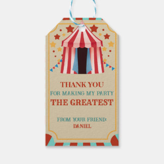 Étiquettes-cadeau Merci pour rendre mon anniversaire le plus grand