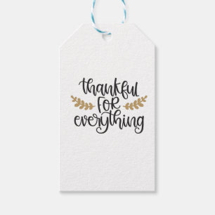 Étiquettes-cadeau Merci pour tout Thanksgiving drôle