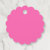Étiquettes Cadeau Merci pour une manucure rose (Dos)