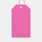 Étiquettes-cadeau Merci pour une manucure rose (Dos)