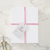 Étiquettes-cadeau Merci pour une manucure rose (Avec de la ficelle)