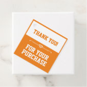 Étiquettes Cadeau Merci pour votre achat (En situation)