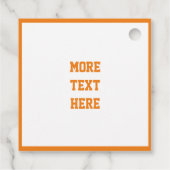 Étiquettes Cadeau Merci pour votre achat (Dos)