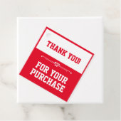 Étiquettes Cadeau Merci pour votre achat (En situation)