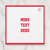 Étiquettes Cadeau Merci pour votre achat (Dos)