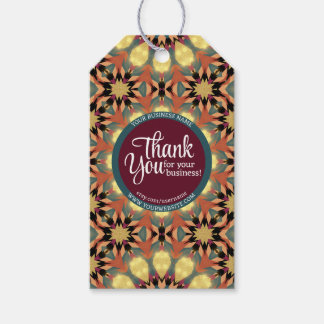 Étiquettes-cadeau Merci pour votre entreprise artisanale Chaleur Bou