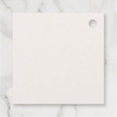 Étiquettes Cadeau Merci Rainbow des années 70 (Dos)