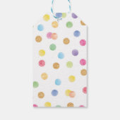 Étiquettes-cadeau Merci Rainbow Spot Balise Anniversaire (Dos)