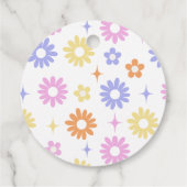 Étiquettes Cadeau Merci Retro Roller Skate fête d'anniversaire (Dos)