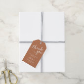 Étiquettes-cadeau Merci rustique du mariage (Avec de la ficelle)