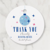 Étiquettes Cadeau Merci Santorin Musical disco nuptiale douche (Devant)