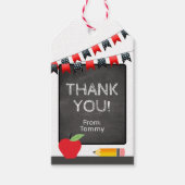 Étiquettes-cadeau Merci scolaire (Devant)