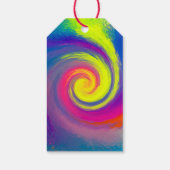 Étiquettes-cadeau Merci Super spirale spirale Abstraite (Dos)