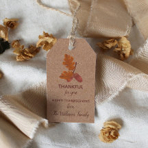Merci Thanksgiving Acorn Personnalisé