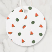 Étiquettes Cadeau Merci un Anniversaire de Melon (Dos)