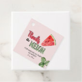 Étiquettes Cadeau Merci un Melon | Pastèque | Anniversaire (En situation)