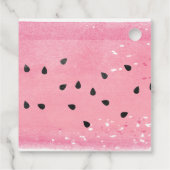 Étiquettes Cadeau Merci un Melon | Pastèque | Anniversaire (Dos)