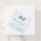 Étiquettes Cadeau Merci Whimsical D'Avion Pour Le Baptême D'Annivers (En situation)