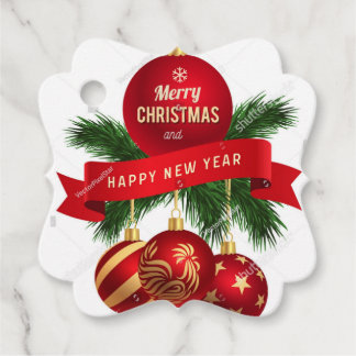 Étiquettes Cadeau Meri Noël