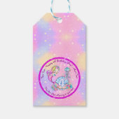 Étiquettes-cadeau Mermaid 4e anniversaire Modifier Modifier Modifier (Devant)