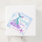 Étiquettes Cadeau Mermaid 5e anniversaire Plongée en cinq (En situation)