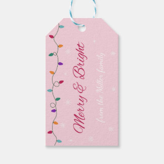 Étiquettes-cadeau Merry & Bright | Stylish Holiday Gift Tag