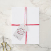 Étiquettes-cadeau Merry & Bright Wreath (Avec de la ficelle)