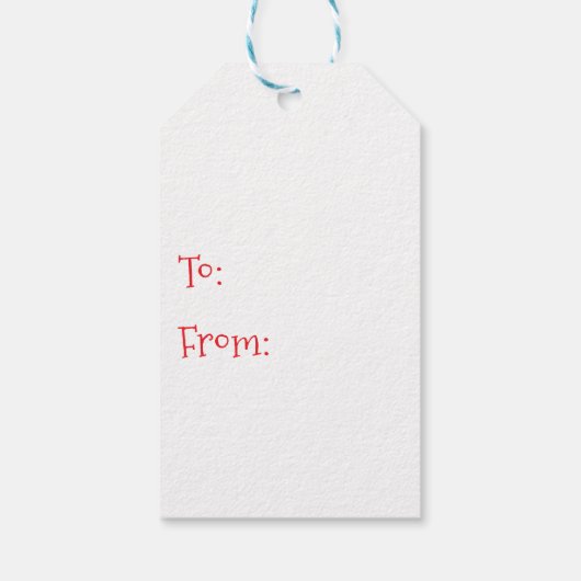 Étiquettes-cadeau Merry Christmas Chicken (Dos)