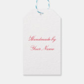 Étiquettes-cadeau Merry Christmas mistletoe (Dos)