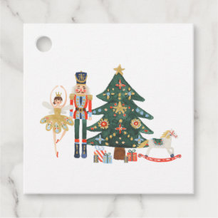 Étiquettes Cadeau Merry Christmas Nutcracker Ballet Tags cadeaux