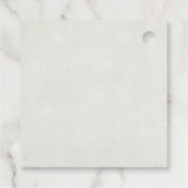 Étiquettes Cadeau Merry Christmas Trailer Camper Rustic Scene (Dos)