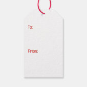 Étiquettes-cadeau Merry Christmas Yorkie Dogs (Dos)